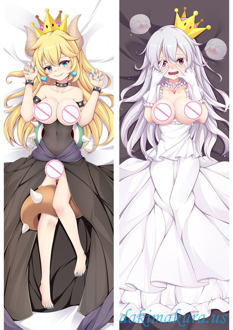 Super Mario Bowsette Princess Bowser Dakimakura 3d pillow japanese anime pillowcase